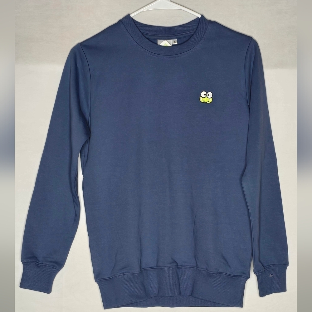 NWT Blue Sanrio Keroppi Sweater Size Small